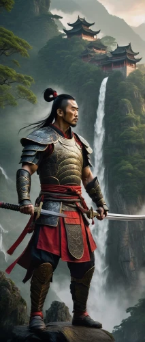 yi sun sin,samurai,samurai fighter,goki,warrior east,shuanghuan noble,xing yi quan,mulan,korean history,samurai sword,swordsman,chinese background,guards of the canyon,lone warrior,japanese martial arts,massively multiplayer online role-playing game,heroic fantasy,japanese background,wuchang,xi'an,Illustration,Realistic Fantasy,Realistic Fantasy 29