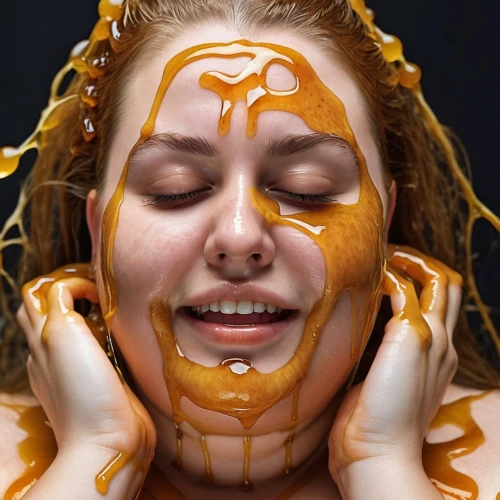 jalebi,dulce de leche,bodypainting,bodypaint,butter melting,caramel,body painting,body art,glazed,milk splash,wax paint,pancake batter,oil cosmetic,pretzels,taho,oily,cleaning conditioner,pretzel,caramel color,beauty mask,Photography,General,Realistic