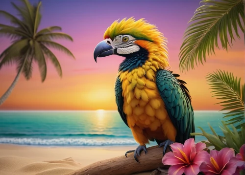 tropical bird,tropical birds,tropical floral background,tropical bird climber,tropical animals,beautiful macaw,exotic bird,toco toucan,yellow macaw,sun conure,perched toucan,blue and gold macaw,tucan,sun parakeet,macaws of south america,macaw hyacinth,toucan,toucans,sun conures,macaw,Illustration,Paper based,Paper Based 08
