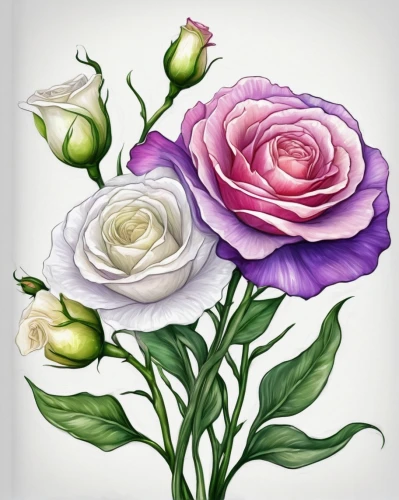 watercolor roses,rose flower illustration,watercolor roses and basket,flowers png,lisianthus,roses pattern,watercolor floral background,rose flower drawing,watercolor flowers,watercolour flowers,flower illustration,flower illustrative,flower painting,rose png,garden roses,floral digital background,illustration of the flowers,pink lisianthus,purple rose,floral greeting card,Conceptual Art,Daily,Daily 32