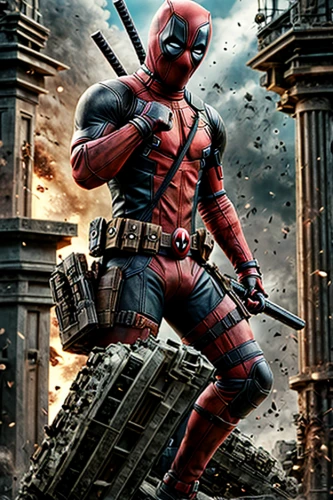 deadpool,dead pool,daredevil,superhero background,red super hero,a3 poster,full hd wallpaper,digital compositing,the suit,spider-man,action hero,hd wallpaper,spiderman,spider man,photoshop manipulation,wallpaper,zoom background,red,cg artwork,poster