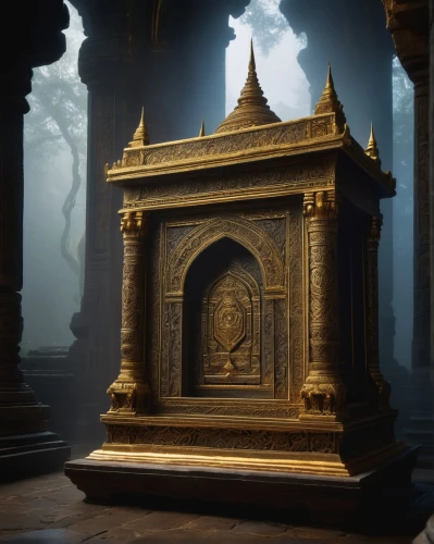 sepulchre,tabernacle,mausoleum,the throne,crypt,shrine,throne,haunted cathedral,hall of the fallen,portal,tombs,chamber,tomb,mausoleum ruins,knight pulpit,ancient icon,altar,altar clip,place of pilgrimage,sanctuary,Illustration,Black and White,Black and White 01