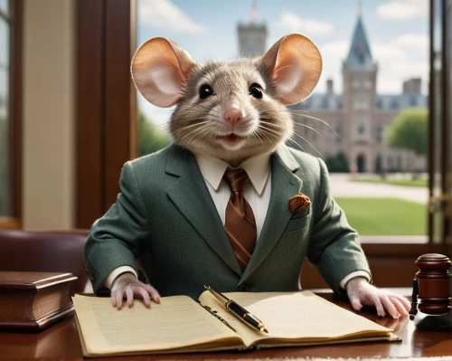 rat na,attorney,computer mouse,lawyer,financial advisor,barrister,ratatouille,musical rodent,rataplan,lab mouse icon,rodents,mouse,business appointment,vintage mice,businessperson,accountant,mice,anthropomorphized animals,mouse bacon,rat,Photography,General,Cinematic