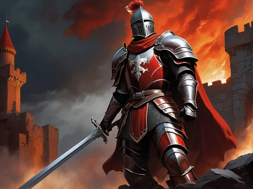 templar,crusader,knight armor,heroic fantasy,knight,iron mask hero,massively multiplayer online role-playing game,paladin,castleguard,knight festival,joan of arc,medieval,king arthur,armored,excalibur,knight tent,heavy armour,red,armor,cleanup,Conceptual Art,Oil color,Oil Color 04