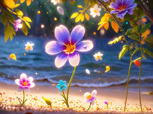 magic star flower,flower background,starflower,flower in sunset,sea of flowers,cartoon flowers,bright flowers,star flower,wood daisy background,splendor of flowers,fairy galaxy,colorful stars,colorful star scatters,fairy lanterns,flowers celestial,australian daisies,flower painting,wildflowers,blue daisies,scattered flowers,Anime,Anime,Cartoon