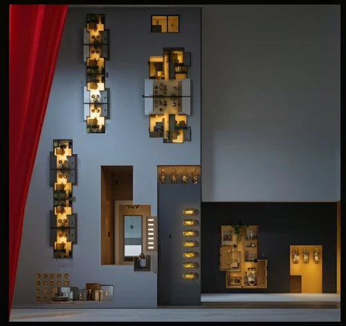 dolls houses,room divider,bronze wall,gold wall,model house,wall decor,wall decoration,gold stucco frame,interior decoration,table lamps,wall panel,gold bar shop,wall light,art deco frame,interior decor,wall lamp,cuckoo clocks,chest of drawers,modern decor,sconce
