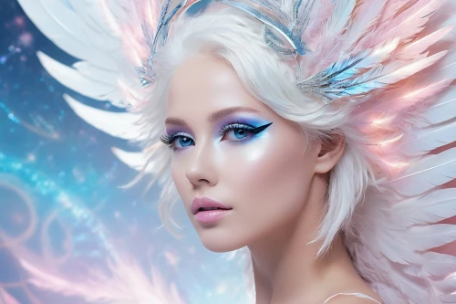 faery,faerie,archangel,angel wings,angel wing,fairy queen,fantasy portrait,fantasy woman,angel girl,ice queen,fantasy art,fantasy picture,angel,angelology,angel face,business angel,the archangel,vintage angel,white feather,love angel,Conceptual Art,Sci-Fi,Sci-Fi 04