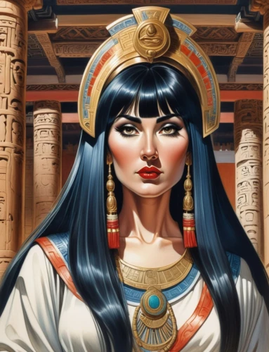 cleopatra,ancient egyptian girl,ancient egypt,ancient egyptian,pharaonic,artemisia,egyptian,pharaohs,dahshur,priestess,karnak,pharaoh,horus,tutankhamun,egyptology,king tut,sphinx pinastri,assyrian,tutankhamen,mummy,Illustration,Abstract Fantasy,Abstract Fantasy 23
