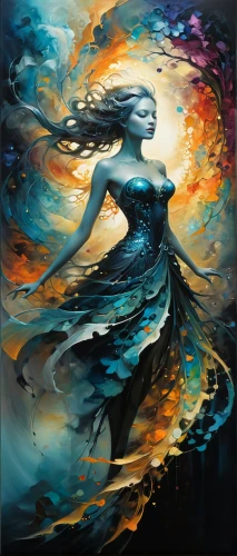 the wind from the sea,mermaid background,fantasy art,dance with canvases,fantasia,siren,wind wave,merfolk,swirling,whirlwind,oil painting on canvas,whirling,the sea maid,maelstrom,art painting,dancing flames,the zodiac sign pisces,god of the sea,winds,blue enchantress,Illustration,Realistic Fantasy,Realistic Fantasy 16