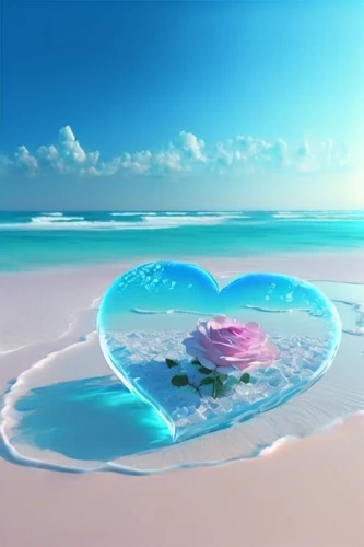 watery heart,dream beach,ocean paradise,beautiful beach,lover's beach,pink beach,delight island,beautiful beaches,water lotus,lotus hearts,beach moonflower,water flower,flower water,beach landscape,water rose,paradise beach,blue heart,heart swirls,ocean background,beach scenery