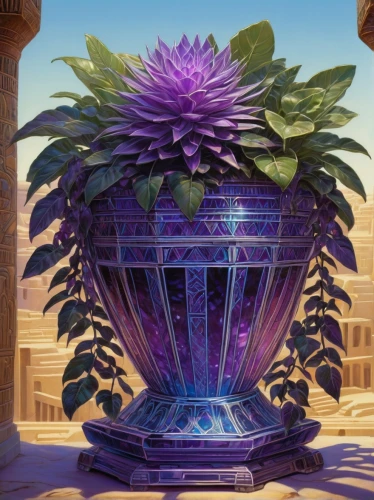 terracotta flower pot,vase,flower vase,golden pot,urn,flower pot,sunflowers in vase,cynara,goblet,garden pot,flowerpot,frame flora,androsace rattling pot,glass vase,magical pot,flower bowl,funeral urns,celestial chrysanthemum,globe flower,potted plant,Illustration,Realistic Fantasy,Realistic Fantasy 44