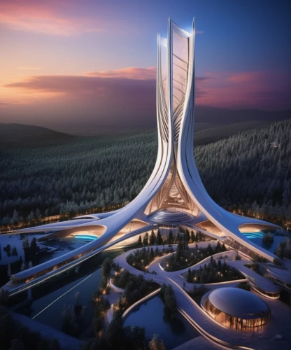 futuristic architecture,ski jump,ski jumping,olympic mountain,nordic combined,sochi,futuristic art museum,olympia ski stadium,qiblatain,addis ababa,olympic flame,qlizabeth olympic park,ankara,futuristic landscape,sky space concept,kazakhstan,tatarstan,canada cad,calatrava,electric tower