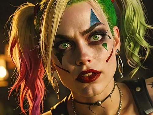 harley quinn,harley,punk,joker,face paint,renegade,scary clown,femme fatale,evil woman,awesome arrow,toni,comic characters,punk design,veronica,grunge,vada,hatter,full hd wallpaper,clown,piper