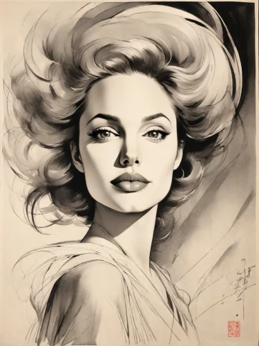 sophia loren,charcoal drawing,jane russell-female,marylyn monroe - female,gena rolands-hollywood,vintage drawing,fashion illustration,charcoal pencil,marilyn,marylin monroe,ingrid bergman,pencil drawings,charcoal,pencil drawing,vintage art,maureen o'hara - female,magnolia,italian painter,model years 1960-63,roy lichtenstein,Digital Art,Ink Drawing