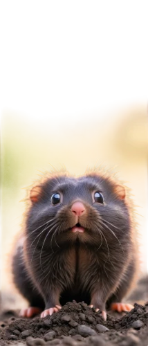nutria,beaver rat,coypu,muskrat,gopher,mustelid,dwarf mongoose,gerbil,quokka,rat,mole,ferret,polecat,mammal,prairie vole,nutria-young,beaver,guineapig,hoglet,molehill,Illustration,Realistic Fantasy,Realistic Fantasy 06