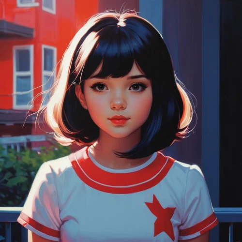 two-point-ladybug,digital painting,red background,retro girl,mulan,vector girl,asian vision,girl portrait,on a red background,han thom,mari makinami,hong,sakura background,rosa ' amber cover,world digital painting,diamond-heart,phone icon,anime girl,would a background,nico,Conceptual Art,Fantasy,Fantasy 19