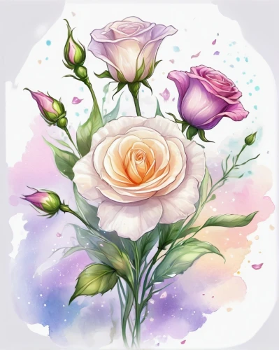 watercolor floral background,rose flower illustration,watercolor roses,watercolor roses and basket,flower painting,lisianthus,watercolor flowers,floral digital background,floral background,flower background,watercolour flowers,flowers png,rose flower drawing,flower illustrative,watercolor flower,paper flower background,landscape rose,flower drawing,blooming roses,flower illustration,Illustration,Realistic Fantasy,Realistic Fantasy 01