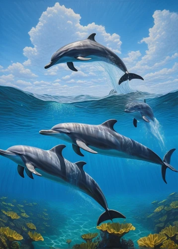 common dolphins,oceanic dolphins,bottlenose dolphins,dolphins in water,dolphins,dolphin background,bottlenose dolphin,two dolphins,common bottlenose dolphin,spinner dolphin,marine reptile,dolphin swimming,white-beaked dolphin,striped dolphin,cetacea,sea mammals,dolphin coast,dolphin fish,spotted dolphin,cetacean,Conceptual Art,Daily,Daily 30