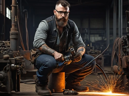 blacksmith,steelworker,metalsmith,welder,gas welder,metalworking,craftsman,tinsmith,gunsmith,welders,blue-collar worker,ironworker,mechanic,blue-collar,craftsmen,farrier,watchmaker,welding,rivet gun,acetylene,Illustration,Retro,Retro 25