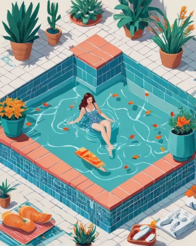 swimming pool,dug-out pool,pool,poolside,outdoor pool,pool water,summer floatation,inflatable pool,isometric,swim,pool bar,summer icons,airbnb icon,swim ring,swimmer,spa,palm springs,swimming people,pool cleaning,pool house,Unique,3D,Isometric