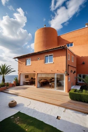 dunes house,holiday villa,corten steel,roof landscape,roof terrace,modern house,termales balneario santa rosa,roof tile,roof domes,house roof,house roofs,residential house,cubic house,house shape,cube house,exterior decoration,holiday home,mid century house,eco hotel,flat roof,Photography,General,Realistic