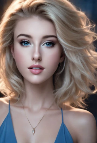 realdoll,doll's facial features,blonde girl,blonde woman,elsa,blond girl,natural cosmetic,female doll,lycia,romantic look,beautiful model,barbie,female model,female beauty,cool blonde,artificial hair integrations,beautiful young woman,necklace with winged heart,visual effect lighting,necklace