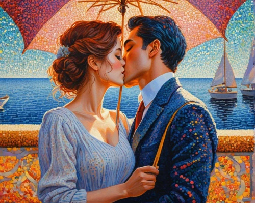romantic portrait,young couple,romantic scene,oil painting on canvas,loving couple sunrise,oil painting,kissing,first kiss,honeymoon,art painting,amorous,beautiful couple,wedding couple,two people,dancing couple,romantic look,as a couple,oil on canvas,couple in love,ballroom dance,Conceptual Art,Daily,Daily 31