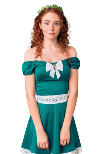 hoopskirt,little girl dresses,elf,doll dress,irish,princess anna,celtic woman,celtic queen,green and white,green dress,merida,folk costume,crinoline,fae,christmas elf,tiana,overskirt,fairy tale character,quinceañera,quinceanera dresses,Illustration,Retro,Retro 21