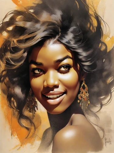 african woman,african american woman,nigeria woman,brandy,black woman,african art,maria bayo,afro american,cameroon,caricature,fantasy portrait,oil painting on canvas,digital painting,caricaturist,world digital painting,afro-american,afro american girls,beautiful african american women,woman portrait,girl portrait,Digital Art,Ink Drawing