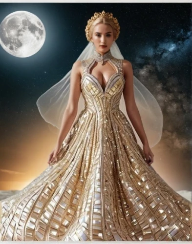 queen of the night,celtic woman,bridal clothing,celtic queen,white rose snow queen,evening dress,the snow queen,fantasy woman,fantasy picture,lady of the night,aphrodite,ball gown,gold filigree,fairy queen,wedding gown,bridal dress,suit of the snow maiden,fantasy art,wedding dresses,sorceress