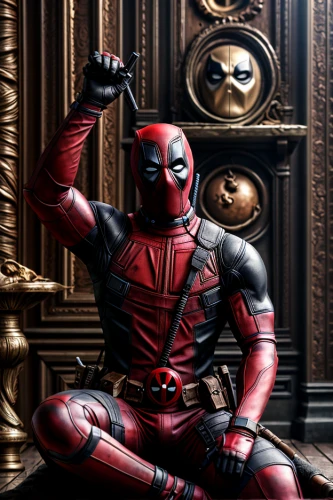 deadpool,dead pool,red hood,daredevil,crossbones,digital compositing,superhero background,the suit,red super hero,red lantern,edit icon,suit actor,hellboy,lopushok,spiderman,bandana background,full hd wallpaper,kneel,spider-man,with the mask