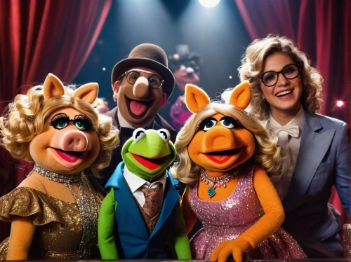 the muppets,artists of stars,entertainers,sesame street,puppets,kermit,television program,nbc studios,tv show,nbc,singers,puppet theatre,kermit the frog,oscars,star time,caper family,jury,muppet,puppeteer,musical theatre,Photography,Fashion Photography,Fashion Photography 11