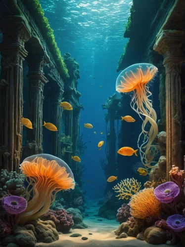 underwater landscape,underwater background,sea life underwater,coral reef,aquarium,aquarium decor,underwater world,ocean underwater,reef tank,coral reefs,under the sea,under sea,anemones,underwater oasis,anemone fish,ocean floor,sealife,sea-life,undersea,aquariums,Art,Classical Oil Painting,Classical Oil Painting 33