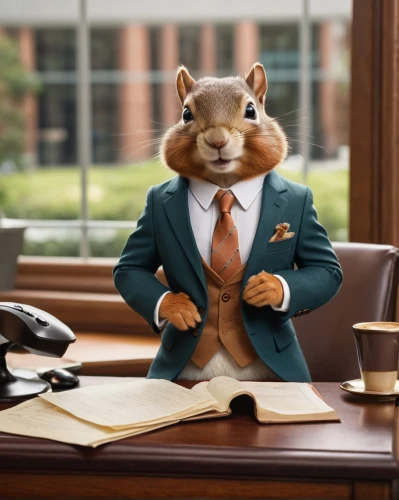 squirell,businessperson,business meeting,attorney,financial advisor,ceo,business man,accountant,businessman,business appointment,administrator,chipmunk,receptionist,lawyer,office worker,business time,suit actor,kasperle,business,executive,Photography,General,Cinematic