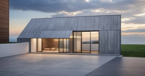 cubic house,modern house,dunes house,folding roof,danish house,metal cladding,cube house,frame house,smart home,modern architecture,glass facade,flat roof,smarthome,archidaily,house shape,slate roof,sliding door,smart house,contemporary,roof landscape,Photography,General,Realistic
