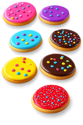 gingerbread buttons,decorated cookies,wafer cookies,pizzelle,royal icing cookies,button-de-lys,dot,colored pins,push pins,pushpins,nonpareils,sewing buttons,brigadeiros,button pattern,jammie dodgers,orbeez,candy pattern,cake decorating supply,royal icing,stylized macaron,Illustration,Children,Children 05