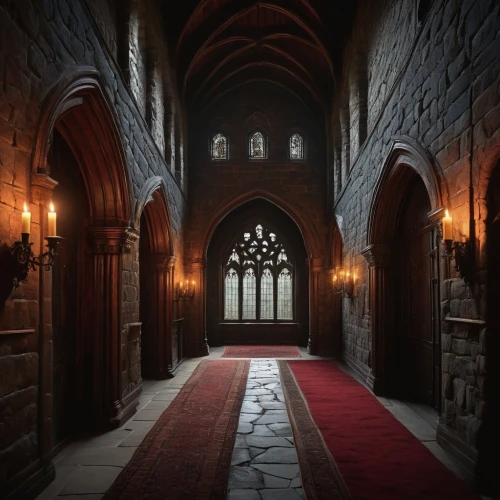hall of the fallen,dracula's birthplace,medieval architecture,entrance hall,haunted cathedral,the threshold of the house,crypt,sanctuary,blood church,interiors,cloister,hallway,vaulted ceiling,gothic architecture,empty interior,threshold,medieval,benedictine,royal interior,crown render,Illustration,Vector,Vector 12
