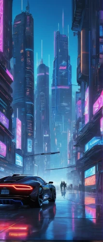 futuristic landscape,futuristic,cyberpunk,futuristic car,cityscape,metropolis,fantasy city,scifi,sci-fi,sci - fi,dystopian,harbour city,neon arrows,shanghai,tokyo city,cg artwork,city highway,dystopia,concept art,sci fiction illustration,Illustration,Japanese style,Japanese Style 14