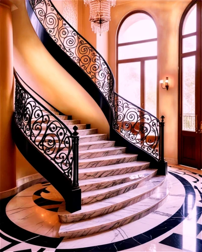 winding staircase,staircase,outside staircase,circular staircase,art nouveau design,art nouveau,stairway,stairs,art deco,spiral staircase,stair,wrought iron,stairwell,winding steps,wooden stair railing,emirates palace hotel,hallway,stone stairs,ornate,baluster,Art,Artistic Painting,Artistic Painting 45