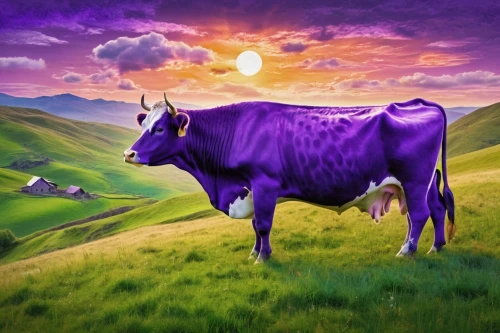 cow,moo,zebu,ox,purple landscape,alpine cow,purple background,mother cow,purple wallpaper,purple,wall,taro,oxen,taurus,holstein-beef,cows,milk cow,mountain cows,dairy cow,holstein cow,Unique,Paper Cuts,Paper Cuts 06