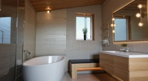 modern minimalist bathroom,luxury bathroom,bathroom,wooden sauna,bathroom cabinet,inverted cottage,shower bar,sauna,small cabin,tub,shower base,bathtub,cabin,toilet table,washroom,plumbing fitting,termales balneario santa rosa,bathtub accessory,cubic house,modern room