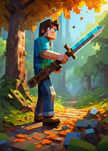 ravine,pickaxe,farmer in the woods,dipper,autumn background,lumberjack,pixel art,ash falls,fan art,minecraft,miner,woodsman,river pines,swords,autumn icon,pines,forager,4k wallpaper,the woods,adventurer,Conceptual Art,Sci-Fi,Sci-Fi 22