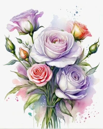 watercolor floral background,watercolor roses,watercolor roses and basket,floral digital background,watercolor flowers,flowers png,rose flower illustration,floral background,watercolour flowers,floral greeting card,flower painting,flower background,pink floral background,white floral background,watercolor flower,watercolour flower,spray roses,colorful roses,roses pattern,lisianthus,Illustration,Paper based,Paper Based 11