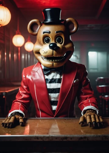 3d teddy,retro diner,3d render,diner,waiter,pubg mascot,suit actor,bartender,3d rendered,mascot,scandia bear,unique bar,jigsaw,mayor,businessman,business man,the mascot,lego,the suit,ringmaster,Conceptual Art,Daily,Daily 11