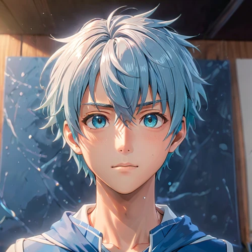 rei ayanami,killua,anime boy,crying heart,angel's tears,anchovy,cg artwork,tear,anime cartoon,blue rain,aqua,would a background,neptune,transparent background,cyan,ren,raindrop,iceman,silver rain,portrait background,Anime,Anime,General