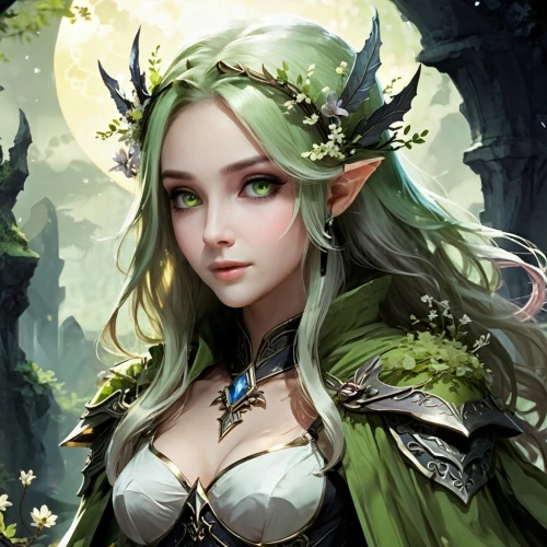 dryad,elven,fae,elven forest,faerie,the enchantress,elf,fantasy portrait,elven flower,violet head elf,wood elf,male elf,dark elf,faery,druid,elves,green aurora,fantasy art,green dragon,sorceress