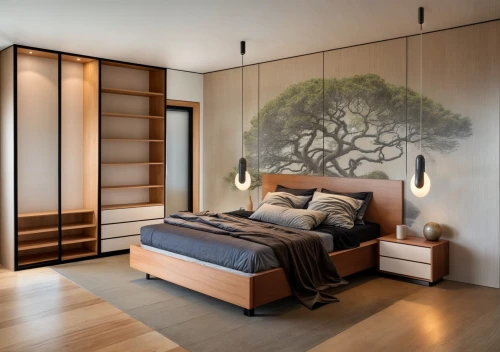 room divider,canopy bed,modern room,japanese-style room,sleeping room,guest room,bedroom,californian white oak,guestroom,modern decor,children's bedroom,contemporary decor,great room,tree house,tree house hotel,interior modern design,danish room,search interior solutions,wooden wall,bed frame