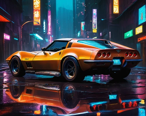 3d car wallpaper,corvette,chevrolet corvette,vector,80s,80's design,datsun/nissan z-car,retro car,elektrocar,mazda rx-7,neon arrows,pontiac fiero,ford gt 2020,retro,corvette stingray,retro vehicle,retro background,de tomaso pantera,nissan,futuristic,Art,Classical Oil Painting,Classical Oil Painting 16