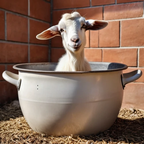 domestic goat,anglo-nubian goat,water trough,goat milk,pork in a pot,goatflower,milk bath,two-handled clay pot,chamber pot,lamb,easter lamb,instant-boiled mutton,stock pot,goat meat,domestic goats,ewe,billy goat,in the bowl,dwarf sheep,goatherd