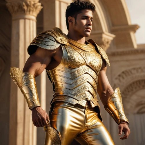 greek god,gladiator,thracian,spartan,apollo,paladin,roman soldier,kourion,gold lacquer,perseus,biblical narrative characters,gold colored,male character,gold color,the roman centurion,romans,athenian,armor,gold paint stroke,caracalla,Photography,General,Natural